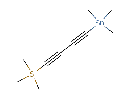 Molecular Structure of 72965-79-8 (Silane, trimethyl[4-(trimethylstannyl)-1,3-butadiynyl]-)