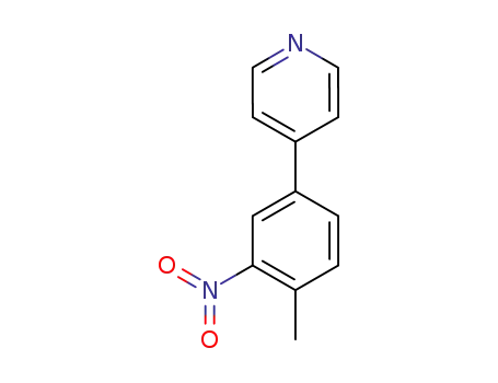 Molecular Structure of 4373-63-1 (Pyridine, 4-(4-methyl-3-nitrophenyl)-)
