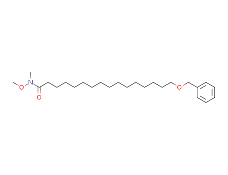 Hexadecanamide, N-methoxy-N-methyl-16-(phenylmethoxy)-