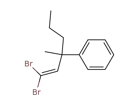 (1,1-dibromo-3-methylhex-1-en-3-yl)benzene