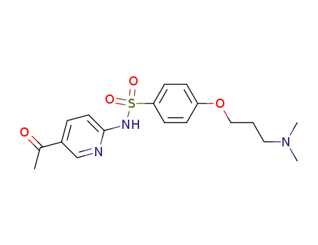 N-(5-Acetyl-pyridin-2-yl)-4-(3-dimethylamino-propoxy)-benzenesulfonamide