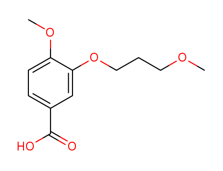 4-Methoxy-3-(3-methoxypropoxyl)benzoic acid cas  895240-50-3