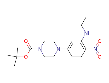 tert-butyl 4-[3-(ethylamino)-4-nitrophenyl]-1-piperazinecarboxylate