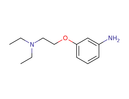 Molecular Structure of 34334-19-5 (3-[2-(diethylamino)ethoxy]aniline)