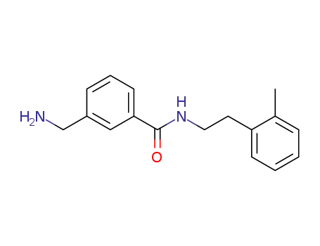 Molecular Structure of 736054-82-3 (3-aminomethyl-N-(2-o-tolyl-ethyl)-benzamide)