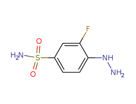 Benzenesulfonamide, 3-fluoro-4-hydrazino-