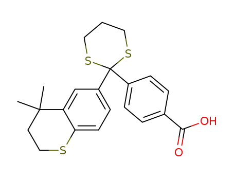 [2-(4,4-Dimethyl-3,4-dihydro-2H-1-benzothiopyran-6-yl)-2-(4-carboxyphenyl)]-1,3-dithiane