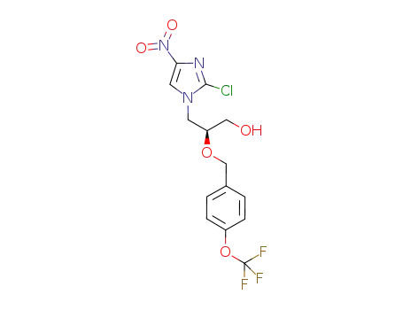(S)-2-(4-(trifluoromethoxy)benzyloxy)-3-(2-chloro-4-nitro-1H-imidazol-1-yl)propan-1-ol