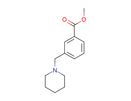 Benzoic acid,3-(1-piperidinylmethyl)-, methyl ester