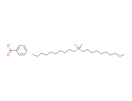 Molecular Structure of 934544-46-4 (Didecyldimethylammonium Benzoate)