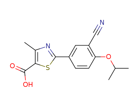 2-(3-cyano-4-isopropoxyphenyl)-4-methylthiazole-5-carboxylic acid