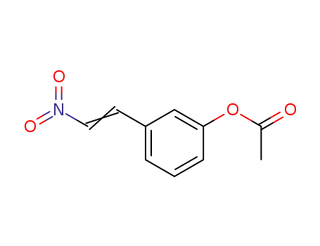 Molecular Structure of 14585-95-6 (3-[(E)-2-nitroethenyl]phenyl acetate)