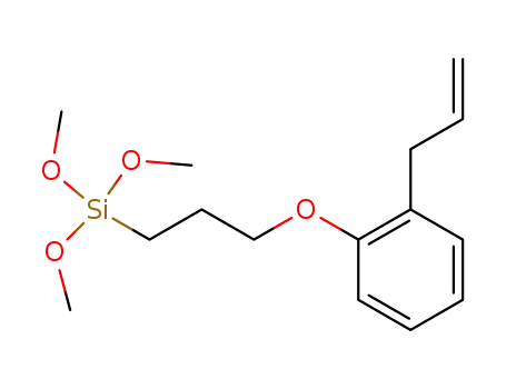 Molecular Structure of 79252-83-8 (3[o-(2-propenyl)phenoxy]propyl trimethoxysilane)