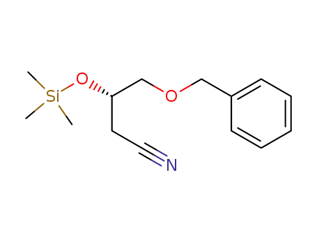 (3S)-4-(Benzyloxy)-3-(trimethylsilyloxy)butyronitrile