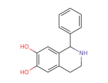Molecular Structure of 17579-12-3 (1-phenyl-1,2,3,4-tetrahydroisoquinoline-6,7-diol)
