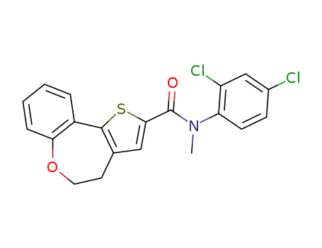 N-(2,4-dichlorophenyl)-N-methyl-4,5-dihydrobenzo[b]thieno[2,3-d]oxepine-2-carboxamide