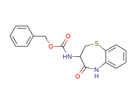 Carbamic acid, (2,3,4,5-tetrahydro-4-oxo-1,5-benzothiazepin-3-yl)-,
phenylmethyl ester