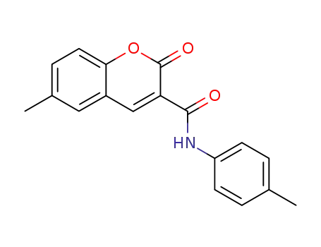N-(4-tolyl)-6-methyl-2-oxo-2H-1-benzopyran-3-carboxamide