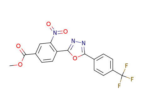 methyl 3-nitro-4-[5-(4-trifluoromethylphenyl)-1,3,4-oxadiazol-2-yl]benzoate