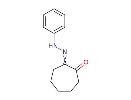 Molecular Structure of 14192-58-6 (2-[(2-phenylhydrazino)methylidene]cycloheptanone)