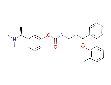 Carbamic acid, methyl[(3R)-3-(2-methylphenoxy)-3-phenylpropyl]-,
3-[(1S)-1-(dimethylamino)ethyl]phenyl ester