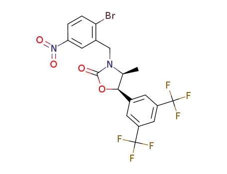(4S,5R)-5-[3,5-bis(trifluoromethyl)phenyl]-3-(2-bromo-5-nitrobenzyl)-4-methyl-1,3-oxazolidin-2-one