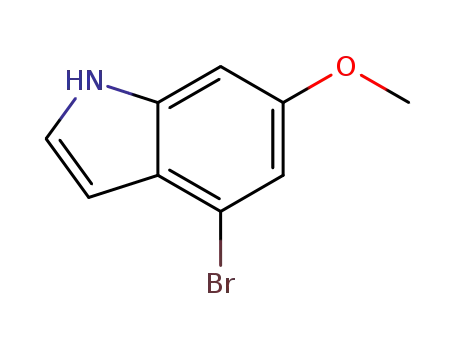 Molecular Structure of 393553-55-4 (4-BROMO-6-METHOXYINDOLE)