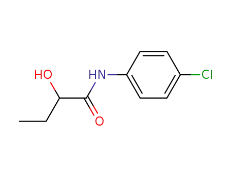 Molecular Structure of 72468-65-6 (N-(4-chloro)phenyl-2-hydroxy butyramide)