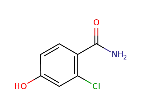 Molecular Structure of 1046818-83-0 (2-CHLORO-4-HYDROXYBENZAMIDE)