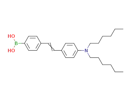 Boronic acid, [4-[2-[4-(dihexylamino)phenyl]ethenyl]phenyl]-