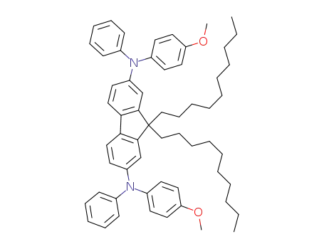 9,9-didecyl-N<sub>2</sub>,N<sub>7</sub>-bis-4-methoxyphenyl-N<sub>2</sub>,N<sub>7</sub>-diphenyl-9H-fluoren-2,7-diamine