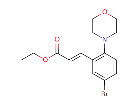 ethyl (2E)-3-(5-bromo-2-morpholin-4-ylphenyl)acrylate