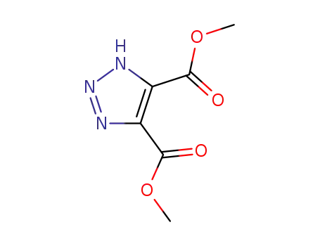 Molecular Structure of 707-94-8 (1H-1,2,3-Triazole-4,5-dicarboxylic acid dimethyl ester)