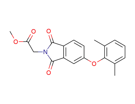 [5-(2,6-dimethyl-phenoxy)-1,3-dioxo-1,3-dihydro-isoindol-2-yl]-acetic acid methyl ester