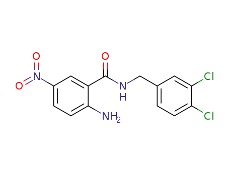 2-아미노-N-(3,4-디클로로벤질)-5-니트로벤자미드