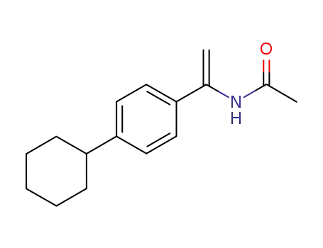 Acetamide, N-[1-(4-cyclohexylphenyl)ethenyl]-