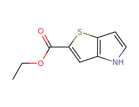 Molecular Structure of 848243-85-6 (4H-Thieno[3,2-b]pyrrole-2-carboxylic acid, ethyl ester)
