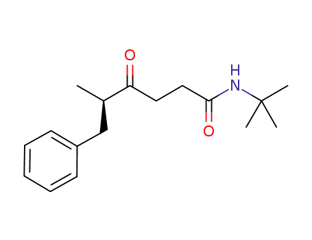 (R)-N-tert-butyl-5-methyl-4-oxo-6-phenylhexanamide