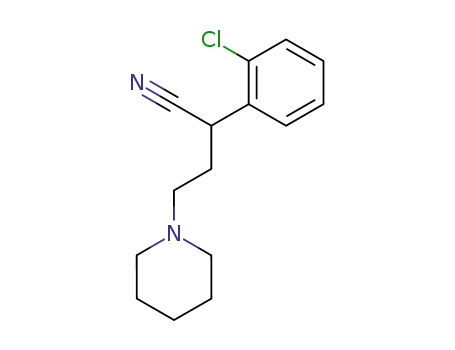 (±)-α-(2-chlorophenyl)-1-piperidinebutanenitrile