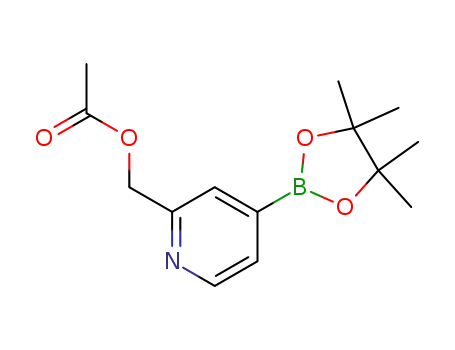 2-PYRIDINEMETHANOL, 4-(4,4,5,5-TETRAMETHYL-1,3,2-DIOXABOROLAN-2-YL)-, 2-ACETATE