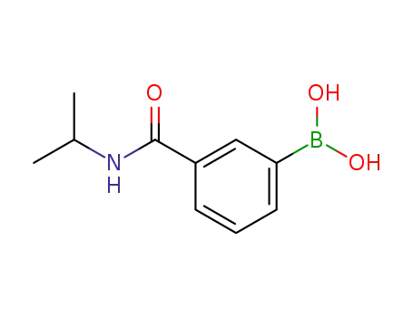 Molecular Structure of 397843-69-5 ([3-(N-Isopropylaminocarbonyl)phenyl]boronic acid)