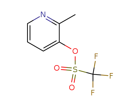 Molecular Structure of 122213-94-9 (Methanesulfonic acid, trifluoro-, 2-methyl-3-pyridinyl ester)