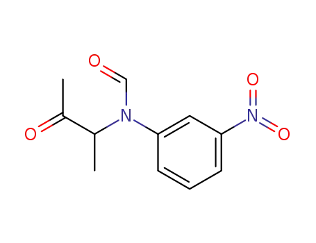 Molecular Structure of 333793-39-8 (N-(1-methyl-2-oxo-propyl)-N-(3-nitrophenyl)formamide)