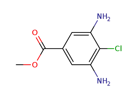 3,5-diamino-4-chlorobenzoic acid methyl ester
