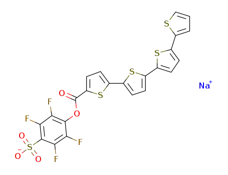 2,2':5',2'':5'',2'''-quaterthiophene-5-carboxylic acid 4-sulfo-2,3,5,6-tetrafluorophenyl ester, sodium salt
