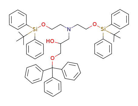 3-[N,N-bis(2-tert-butyldiphenylsilyloxyethyl)amino]-1-(triphenylmethoxy)-2-propanol
