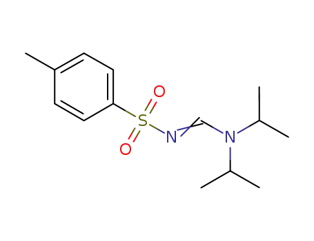 Molecular Structure of 1209499-73-9 (N,N-diisopropyl-N′-tosylformimidamide)
