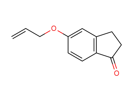 Molecular Structure of 37869-09-3 (5-(prop-2-en-1-yloxy)-2,3-dihydro-1H-inden-1-one)