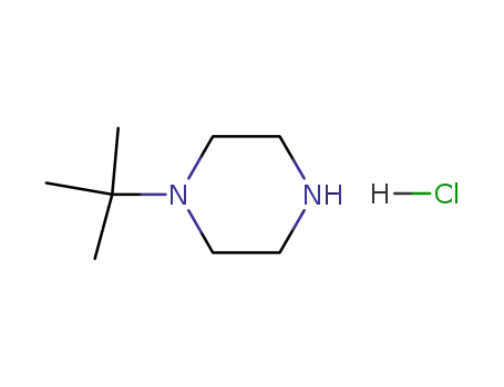 Molecular Structure of 110469-59-5 (1-tert-Butylpiperazine dihydrochloride)