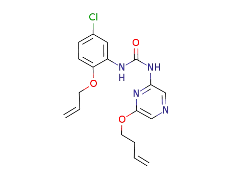 Urea,
N-[6-(3-butenyloxy)pyrazinyl]-N'-[5-chloro-2-(2-propenyloxy)phenyl]-